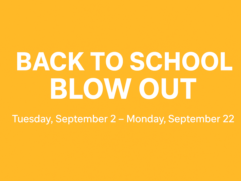 Back to school blow out from Majestic Floors And More LLC